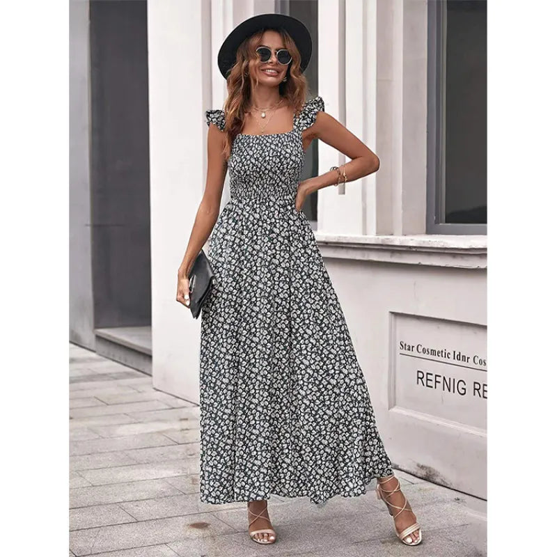 Luisa | Vestido de tirantes con estampado floral