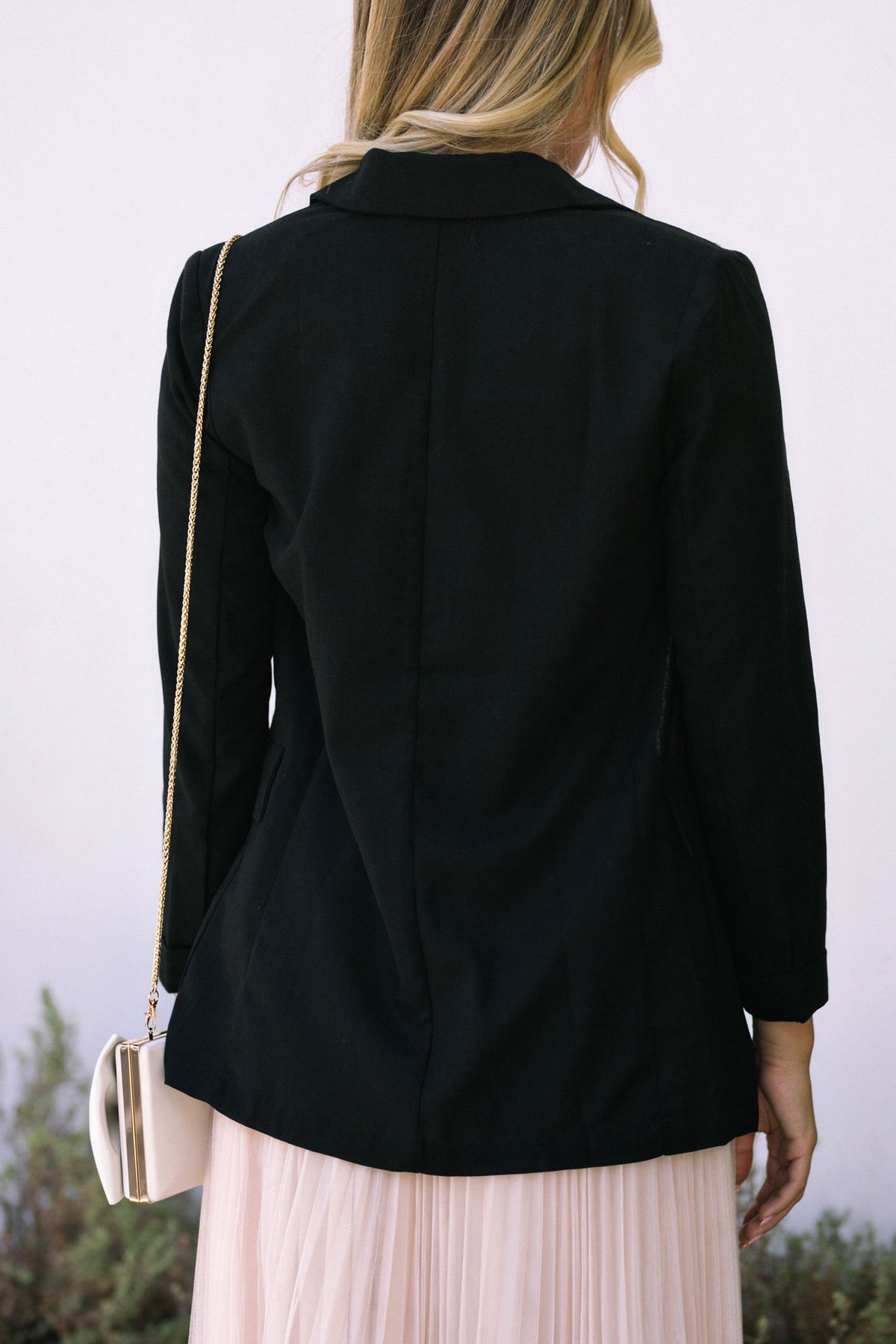 Blazer Elegante de Manga 3/4 - Ideal para Capas