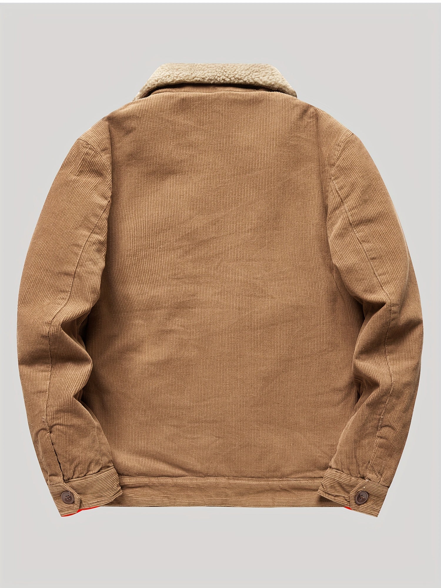 Chaqueta de Hombre con Cierre Completo, Ligera y Cálida para Actividades al Aire Libre en Invierno