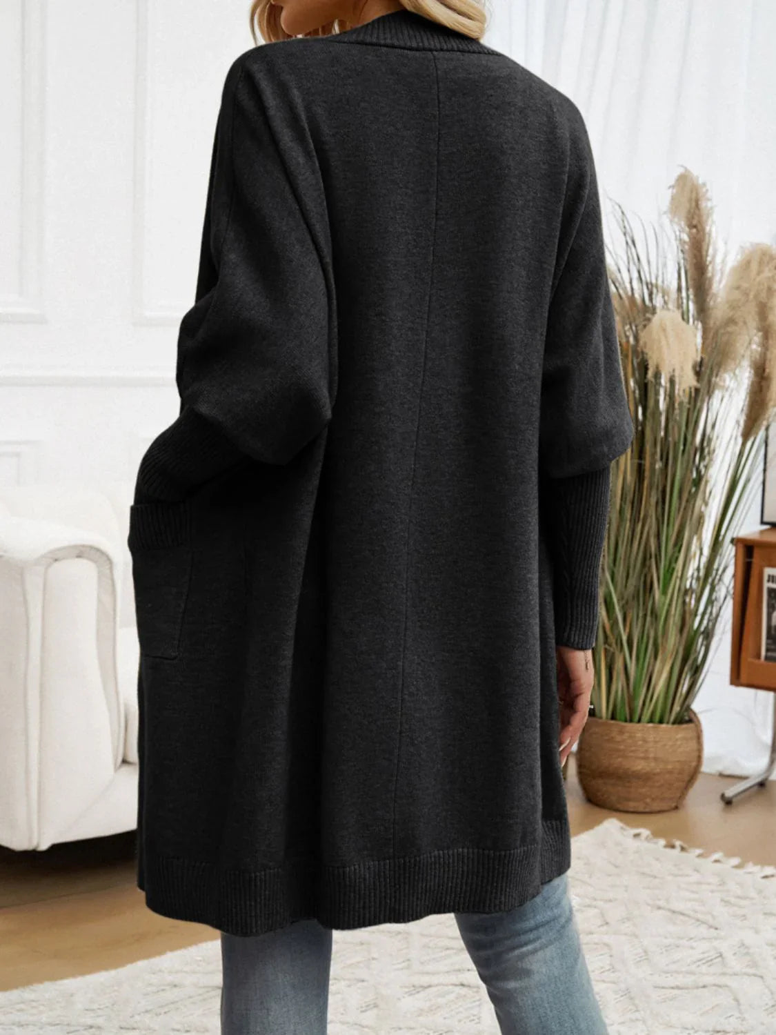 Cardigan Abierto de Manga Larga - Prenda Elegante y Cálida para Todas las Ocasiones