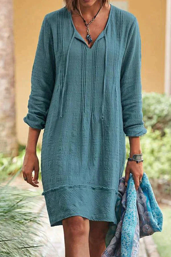 Vestido largo de verano con diseño elegante ideal para días soleados y ocasiones especiales