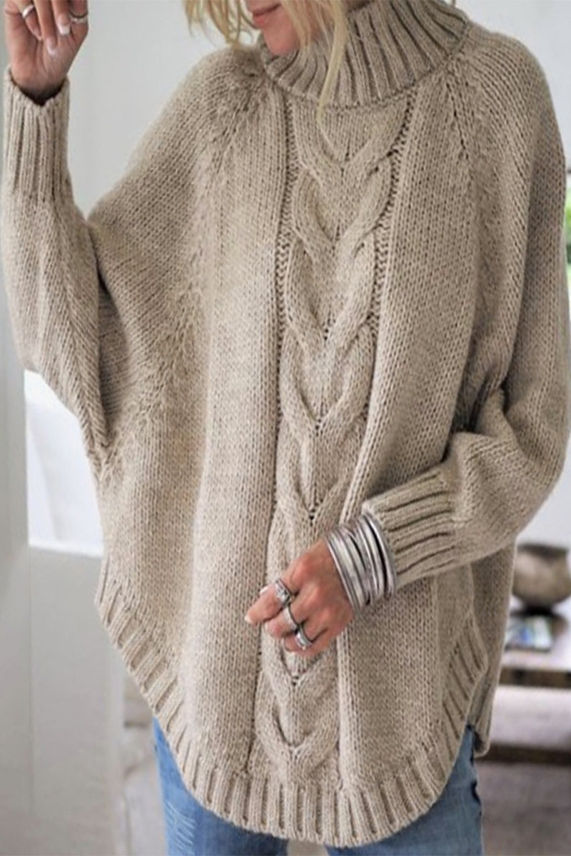 Suéter de Punto Asimétrico Único para Mujeres - Elegante y Cómodo