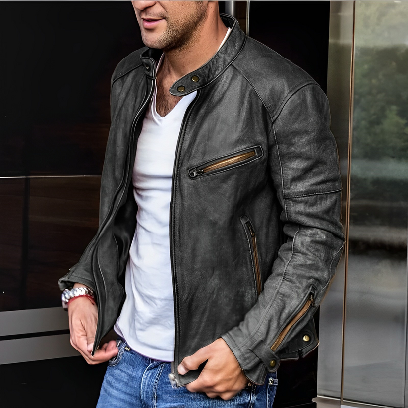 Chaqueta retro elegante para hombre con estilo clásico atemporal