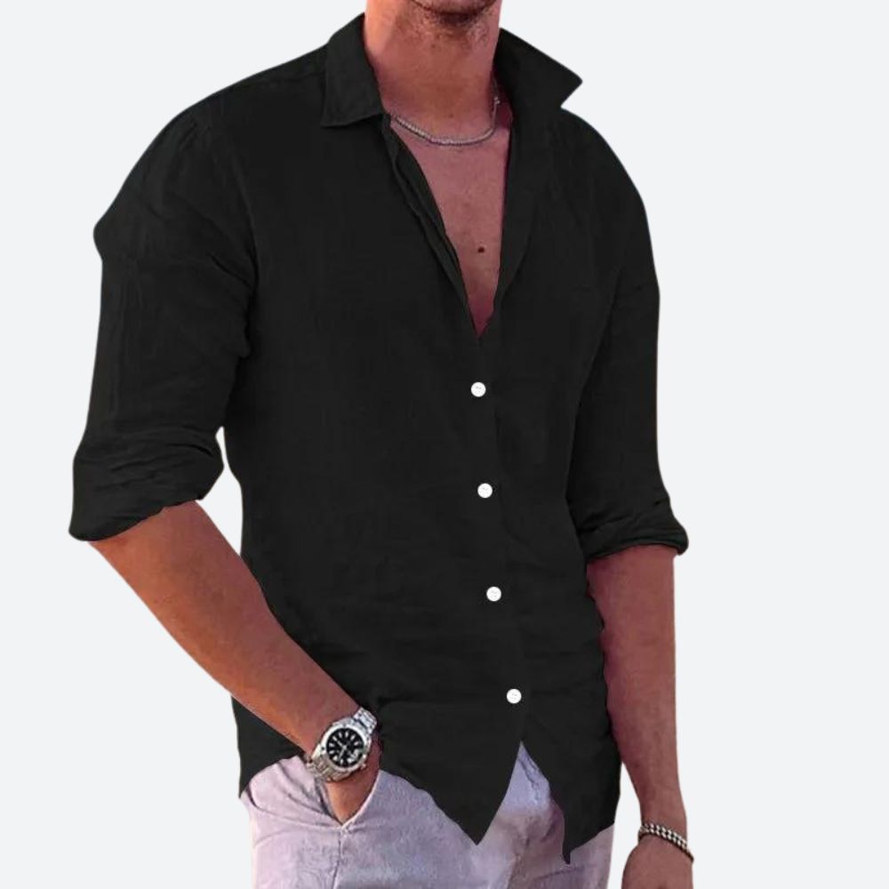 Camisa casual para hombre con estilo fresco y versátil