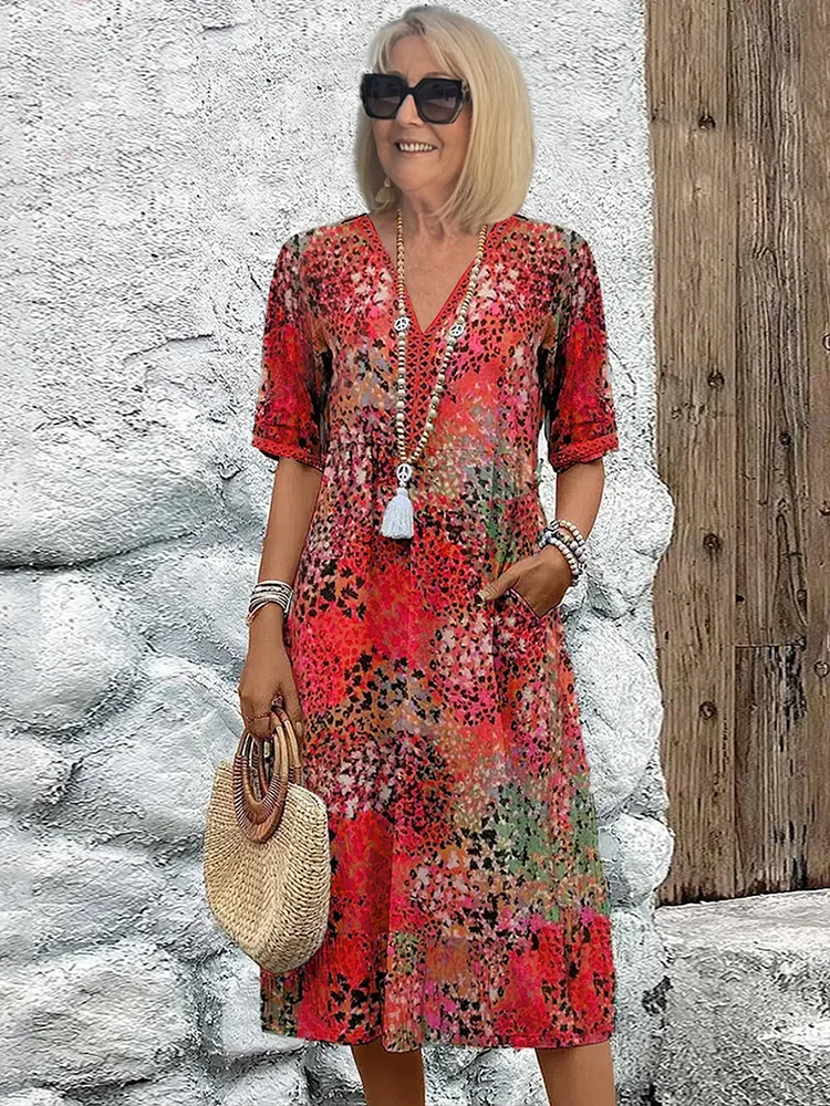 Vestido midi elegante con diseño moderno y estilo versátil