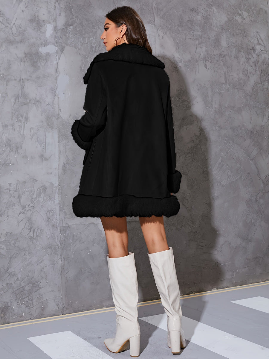 Abrigo elegante para mujer con diseño único