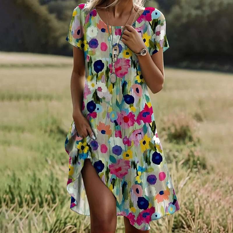 Vestido floral ligero y elegante para cualquier ocasión