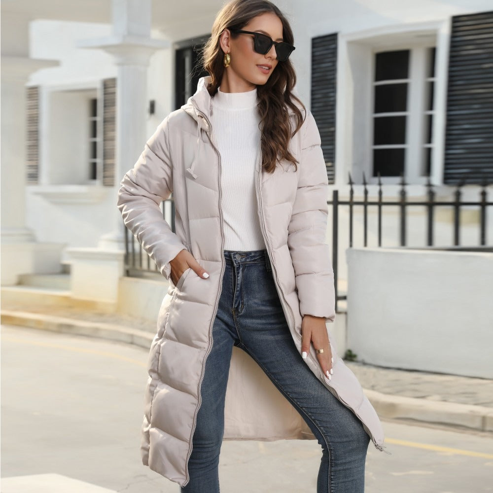 Abrigo Largo de Invierno para Mujer con Estilo y Comodidad
