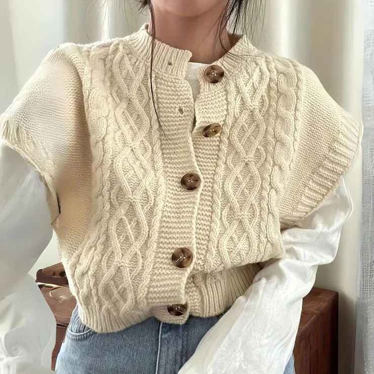 Chaleco sin mangas para mujer con diseño ligero y moderno