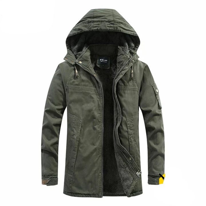 Chaqueta Moderna y Cálida para Hombre con Capucha Profunda - Perfecta para el Uso Diario