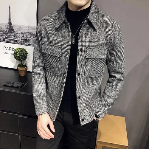 Chaqueta a Cuadros Clásica para Todas las Temporadas – Elegante y Versátil