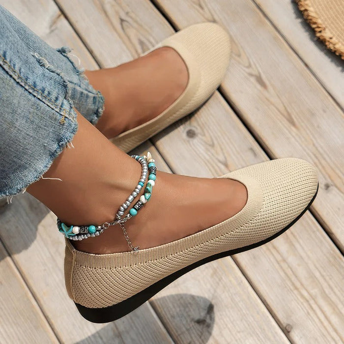 Zapatos planos femeninos elegantes y cómodos para uso diario