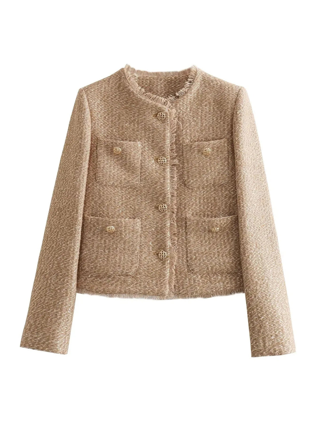 Chaqueta femenina elegante con diseño actual y versátil