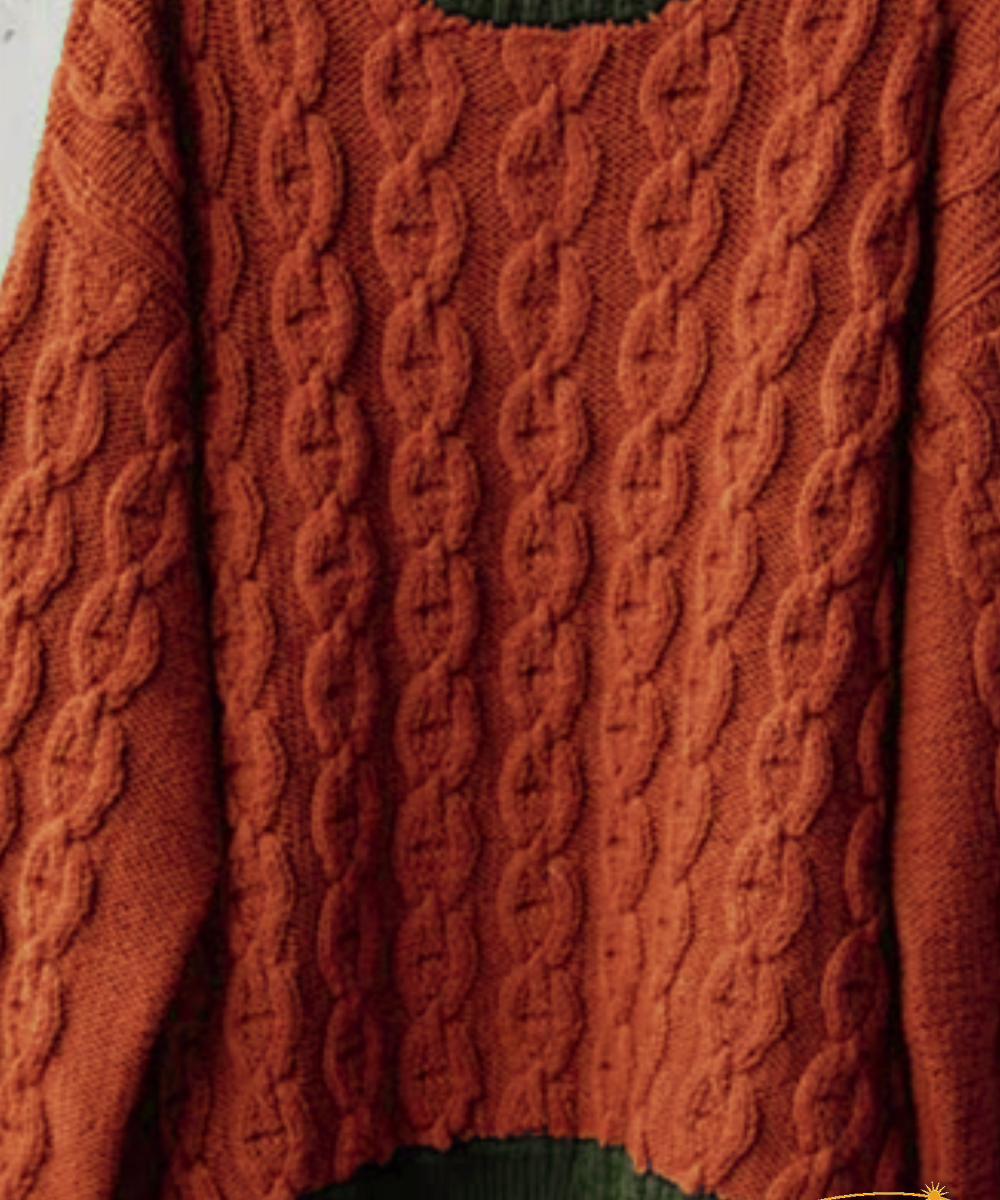 Suéter Informal de Invierno para Mujer con Cuello Redondo y Mangas Largas – Ideal para Uso Diario
