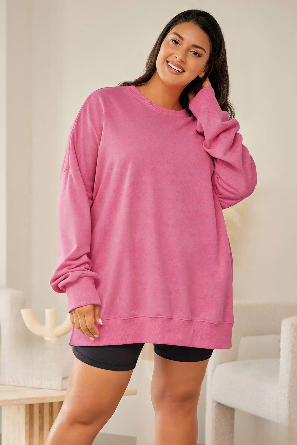 Sudadera para Mujer con Diseño Moderno y Abertura Lateral