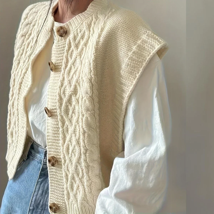Chaleco sin mangas para mujer con diseño ligero y moderno