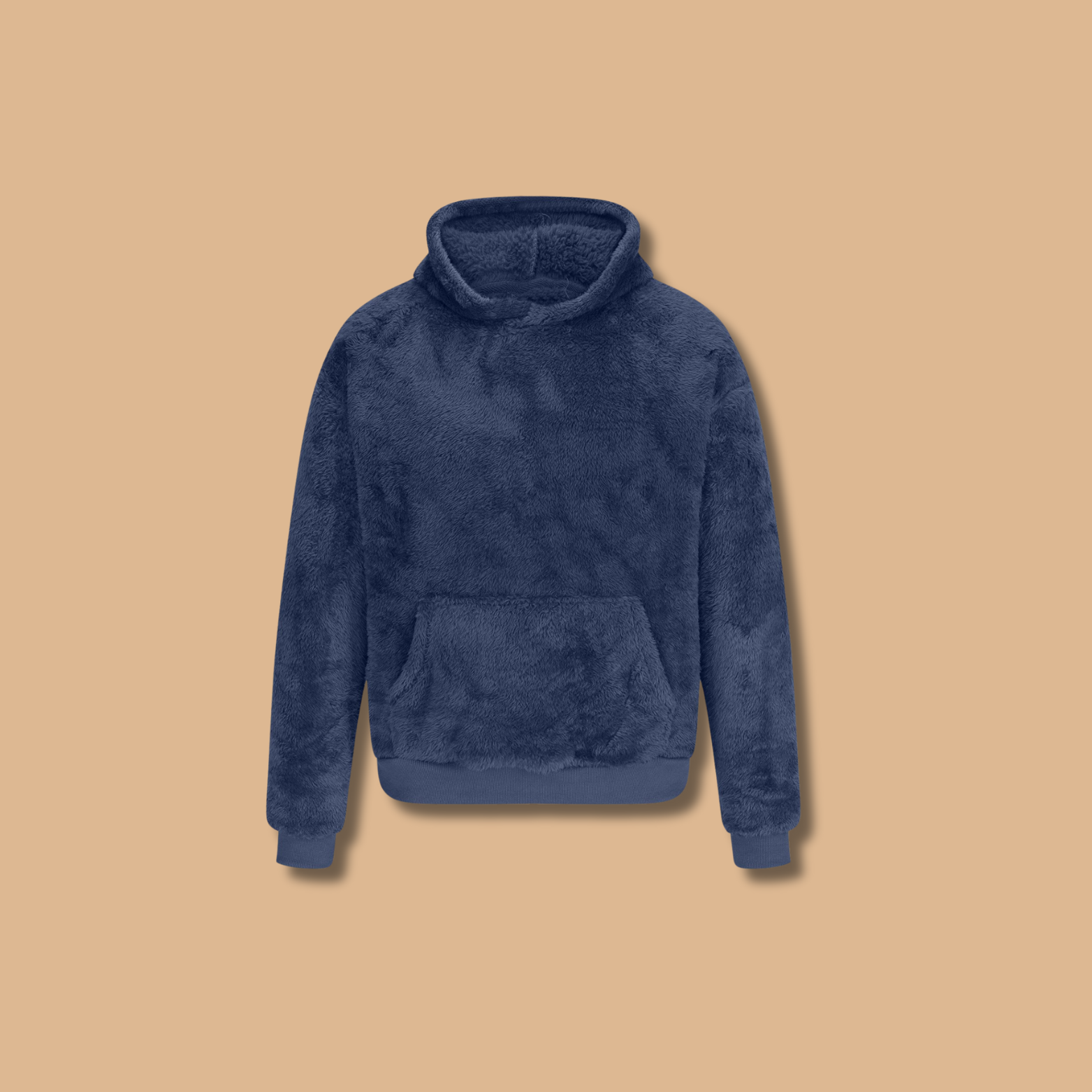 Sudadera Estilo Oso de Peluche con Bolsillo Grande y Diseño Moderno