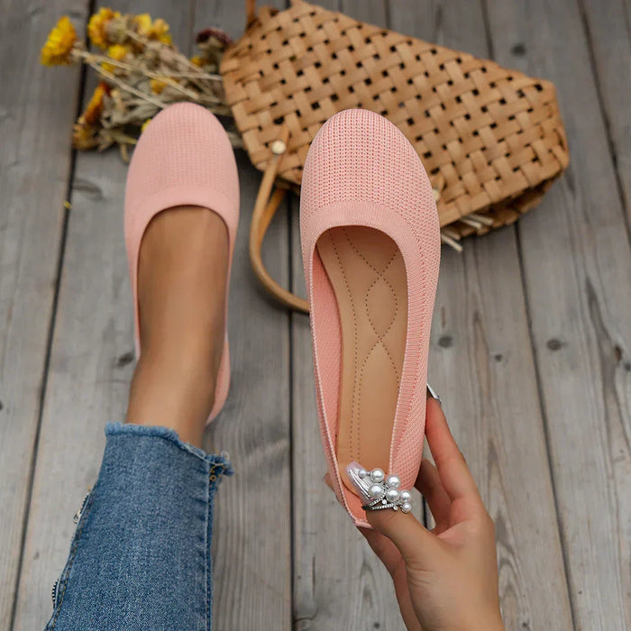 Zapatos planos femeninos elegantes y cómodos para uso diario