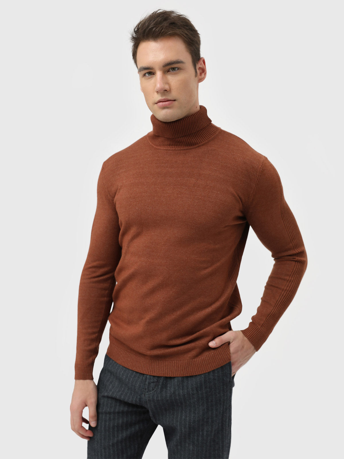 Suéter de Cuello Alto Lavable para Todas las Temporadas - Estilo Sofisticado