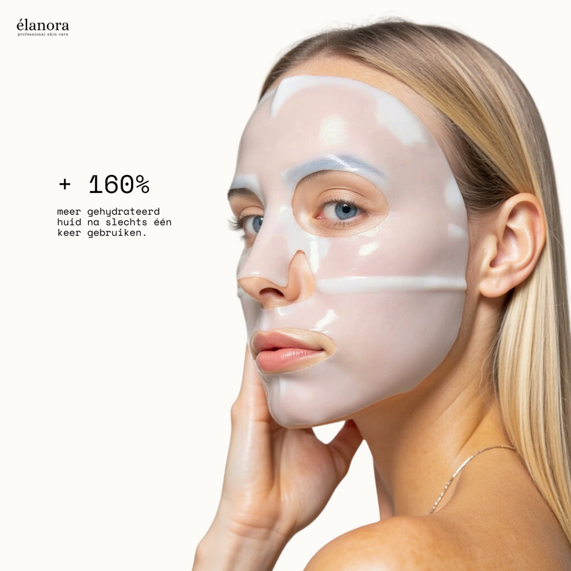 Máscara facial de colágeno para cuidado intensivo de la piel