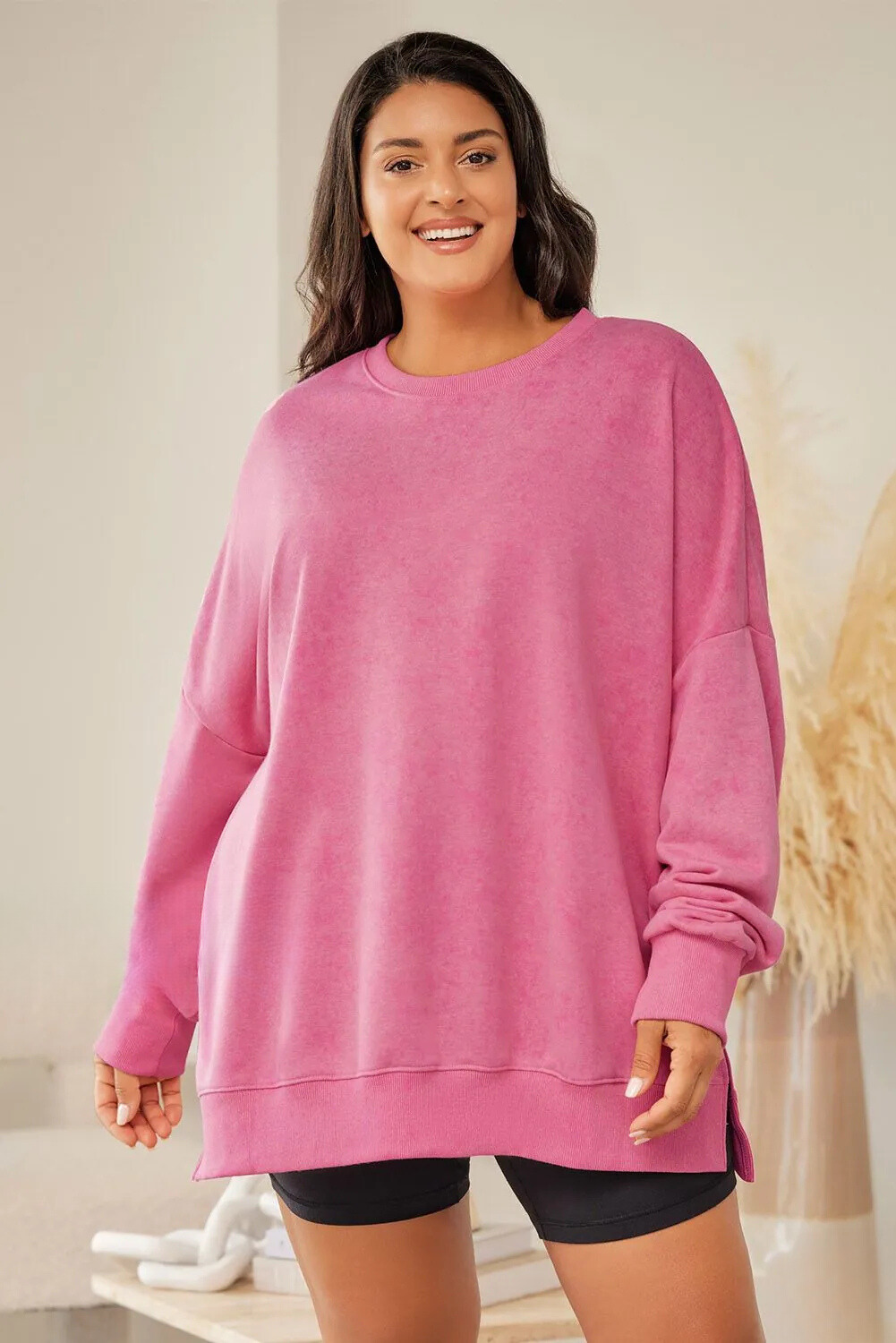 Sudadera para Mujer con Diseño Moderno y Abertura Lateral