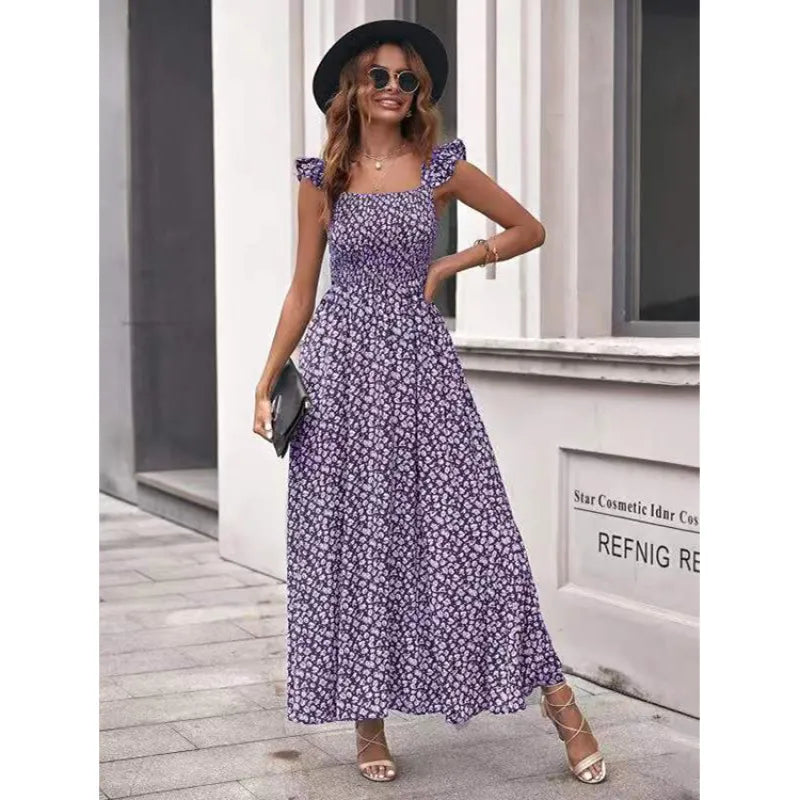 Luisa | Vestido de tirantes con estampado floral