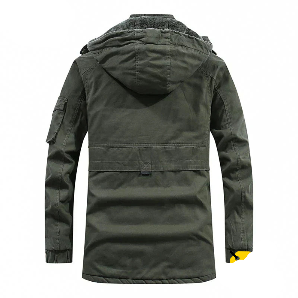 Chaqueta Moderna y Cálida para Hombre con Capucha Profunda - Perfecta para el Uso Diario