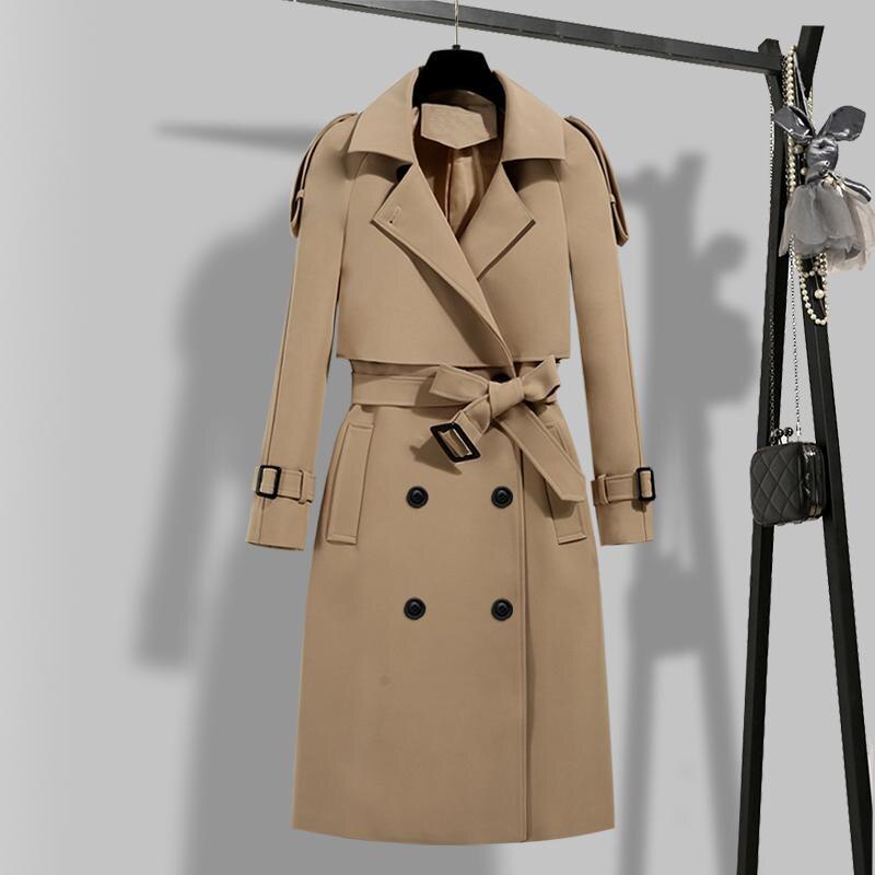 Abrigo Vintage con Solapas para Mujeres Elegantes