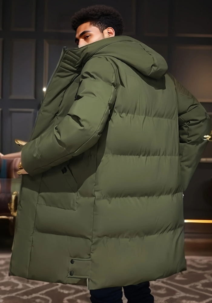 Abrigo de invierno para hombre con diseño moderno y elegante