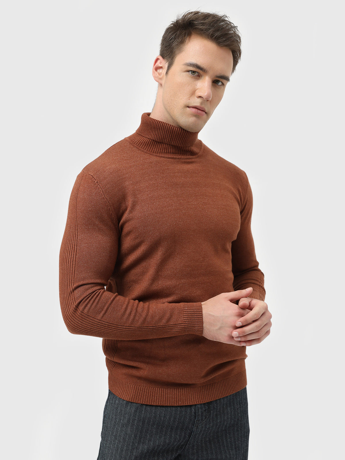 Suéter de Cuello Alto Lavable para Todas las Temporadas - Estilo Sofisticado