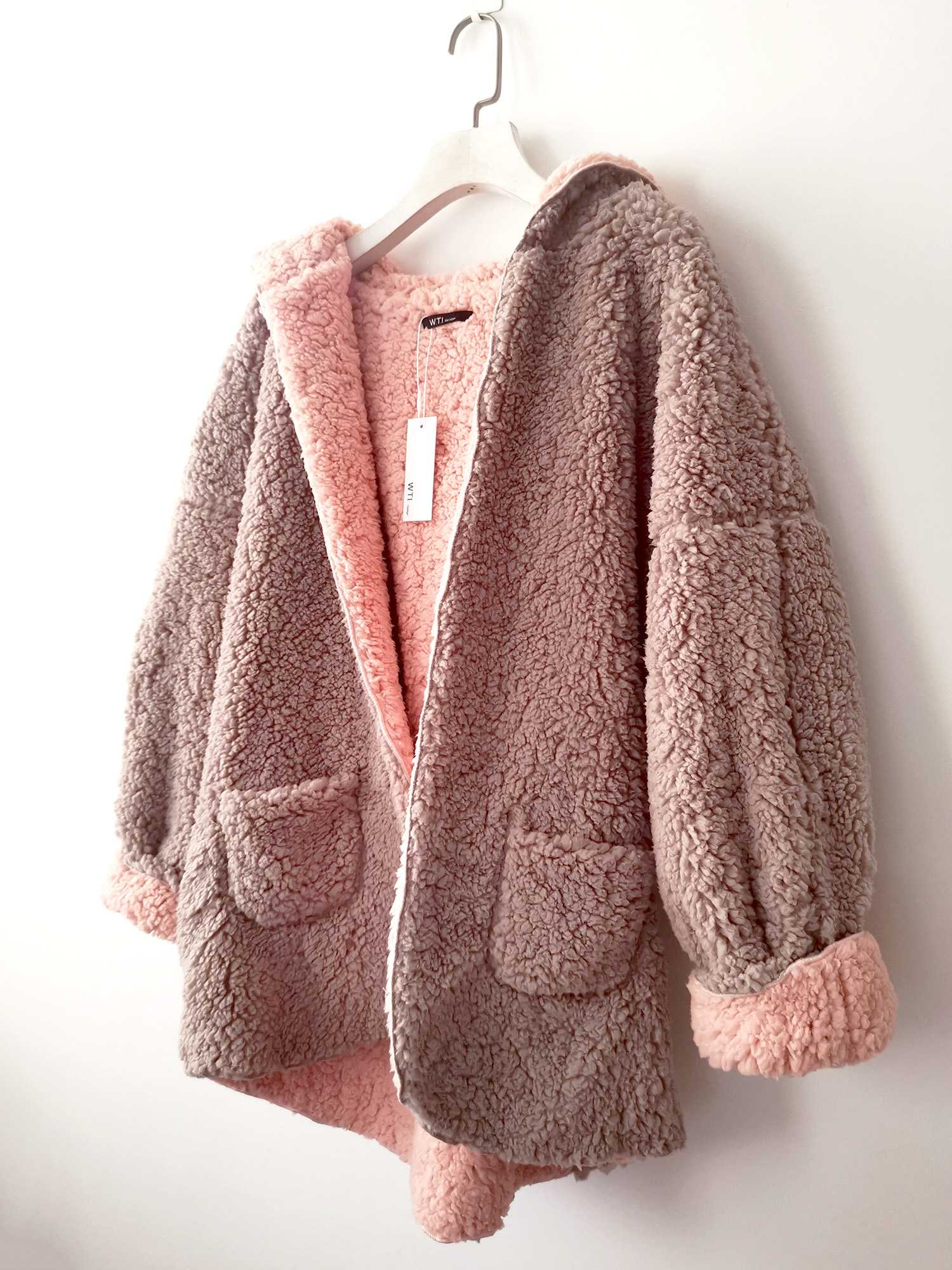 Chaqueta de Sudadera Grande y Suave Reversible