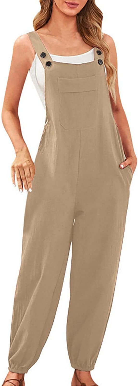Mono largo de mujer con tirantes ajustables y diseño versátil