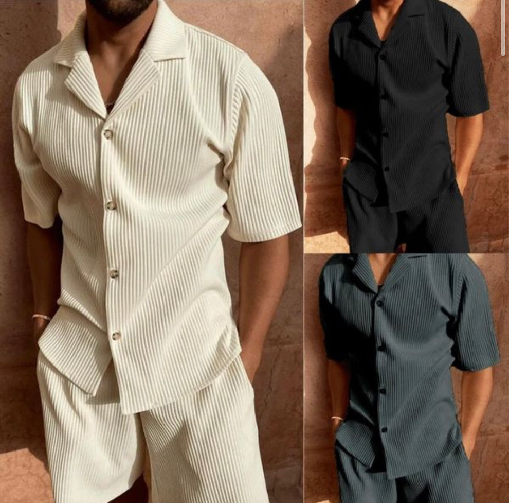 Conjunto de verano moderno y cómodo para hombre
