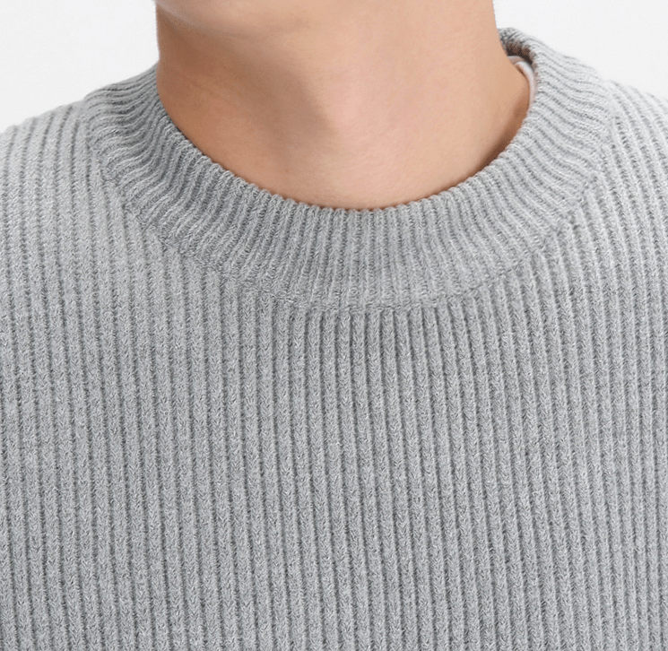 Suéter de Cuello Redondo para Hombres - Confortable y Elegante