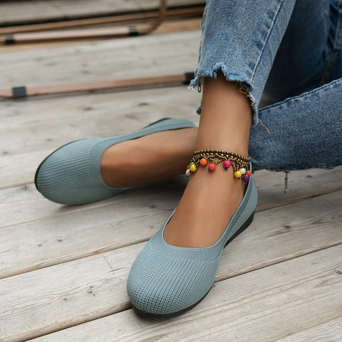 Zapatos planos femeninos elegantes y cómodos para uso diario