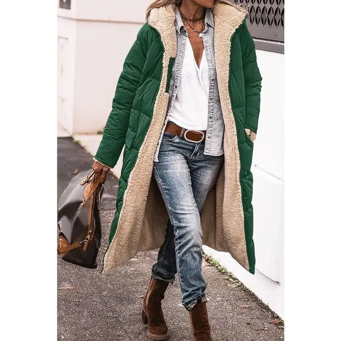 Chaqueta de Invierno Reversible Elegante para Mujeres - Ideal para el Frío