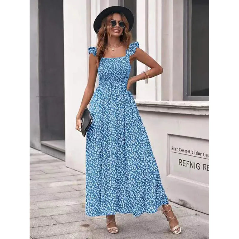 Luisa | Vestido de tirantes con estampado floral