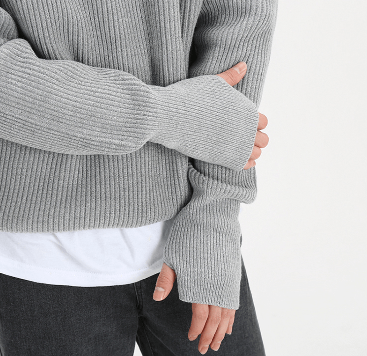 Suéter de Cuello Redondo para Hombres - Confortable y Elegante