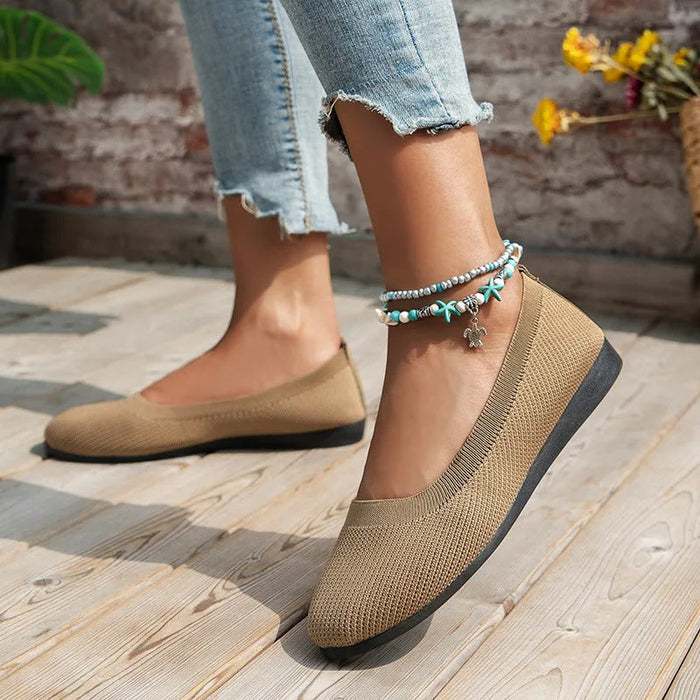 Zapatos planos femeninos elegantes y cómodos para uso diario