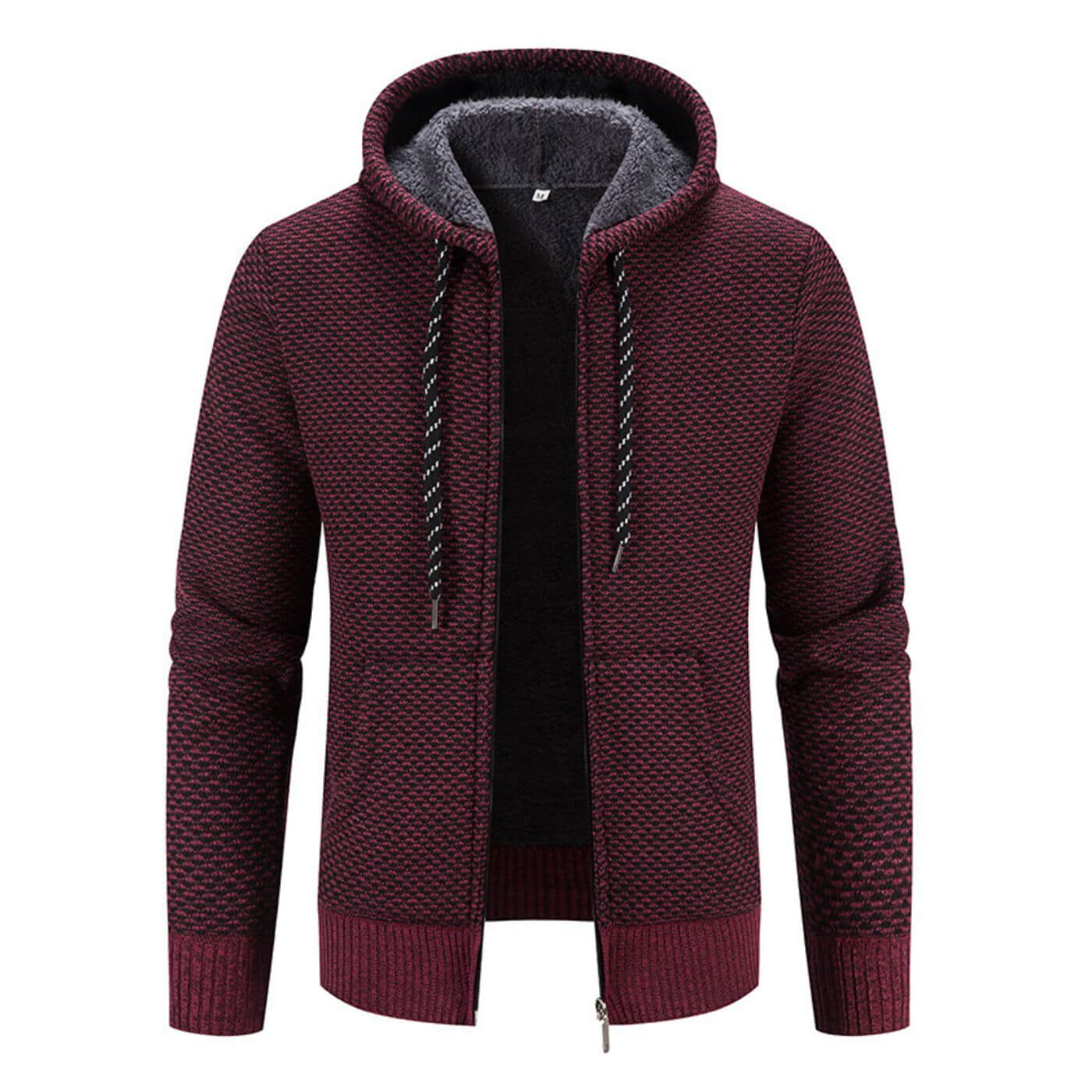 Chaqueta de invierno para hombre con capucha y estilo moderno