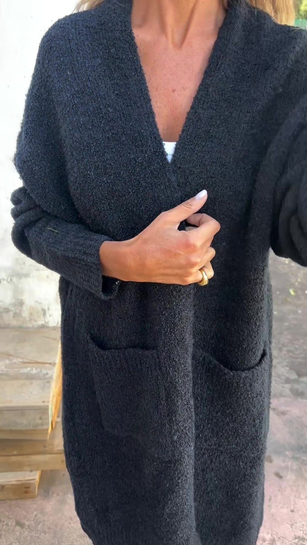 Cárdigan Ligero de Punto para Mujer - Elegante y Cómodo para Diario