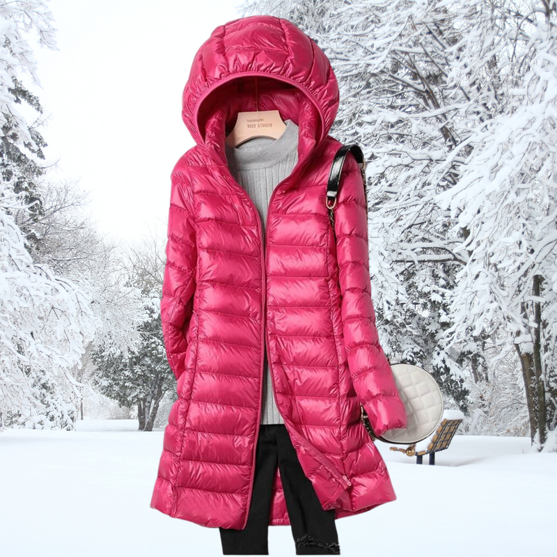 Abrigo elegante y funcional para mujer en invierno