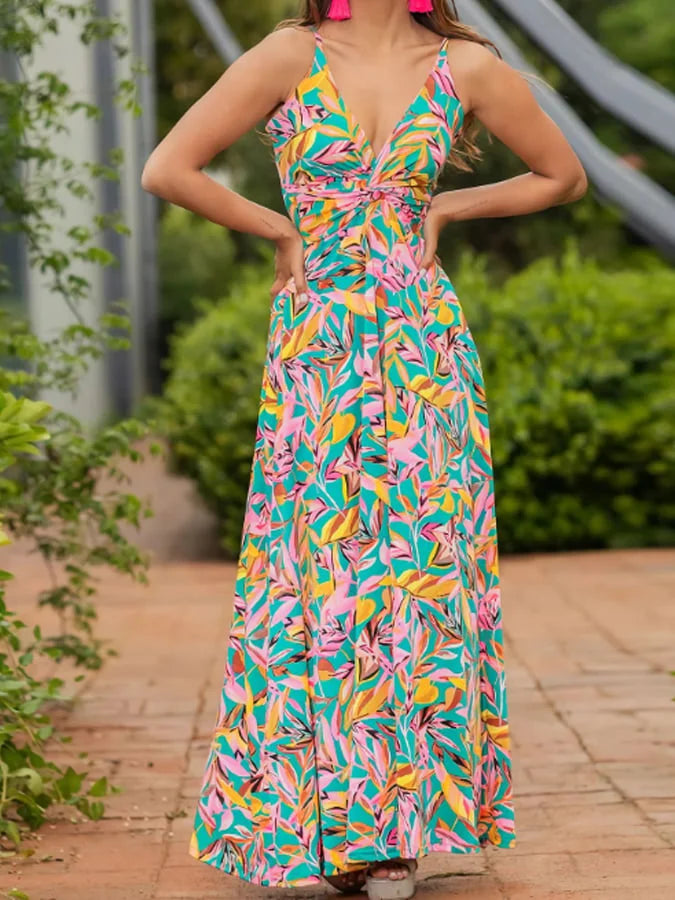 Victoria - Nueva moda femenina, cuello en V, tirantes espagueti
