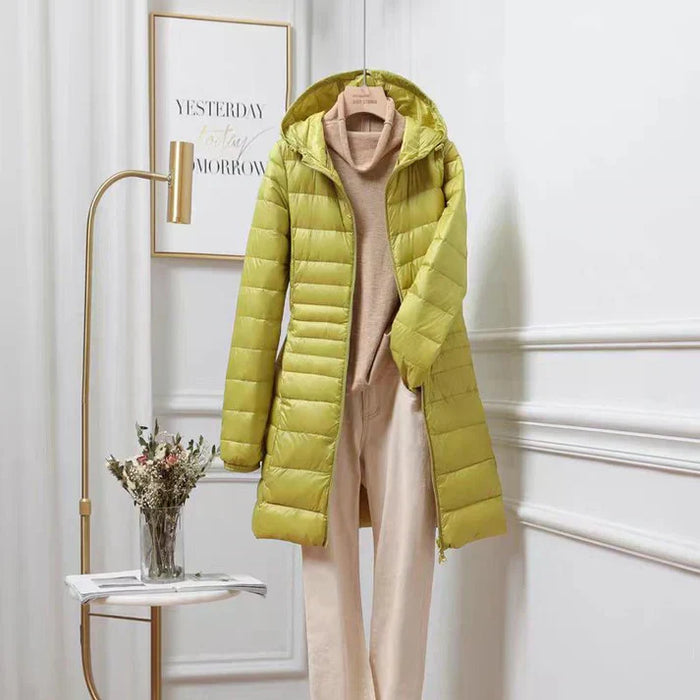 Abrigo elegante y funcional para mujer en invierno