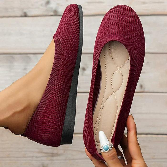 Zapatos planos femeninos elegantes y cómodos para uso diario