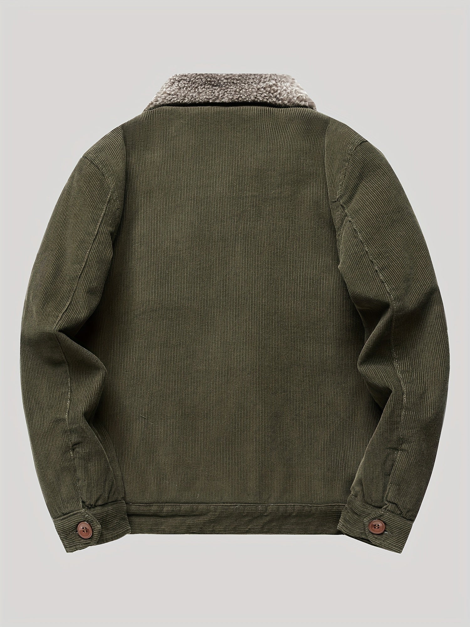 Chaqueta de Hombre con Cierre Completo, Ligera y Cálida para Actividades al Aire Libre en Invierno