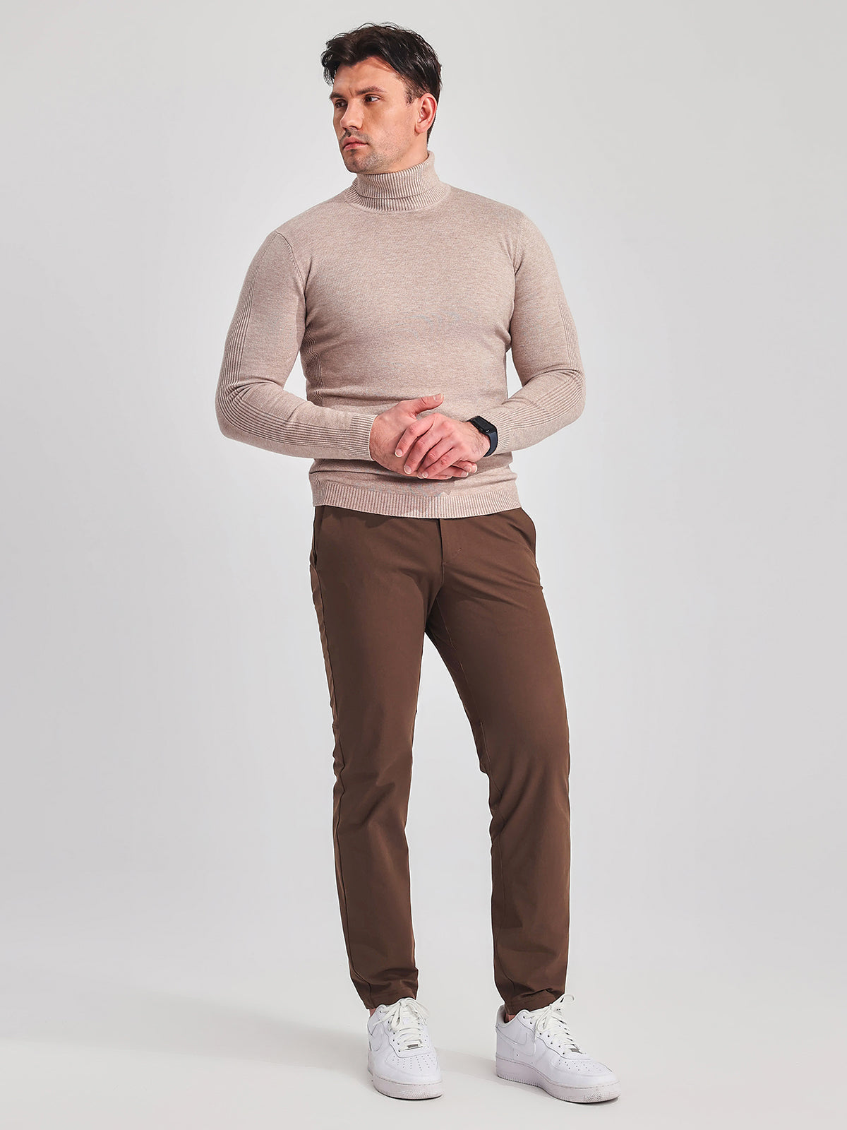 Suéter de Cuello Alto Lavable para Todas las Temporadas - Estilo Sofisticado