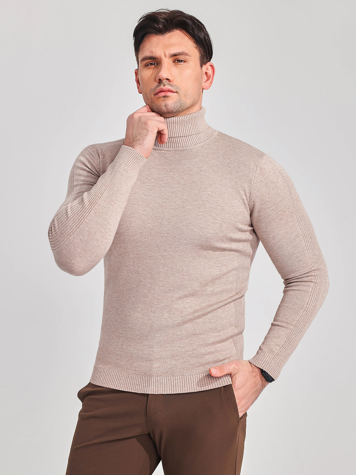 Suéter de Cuello Alto Lavable para Todas las Temporadas - Estilo Sofisticado