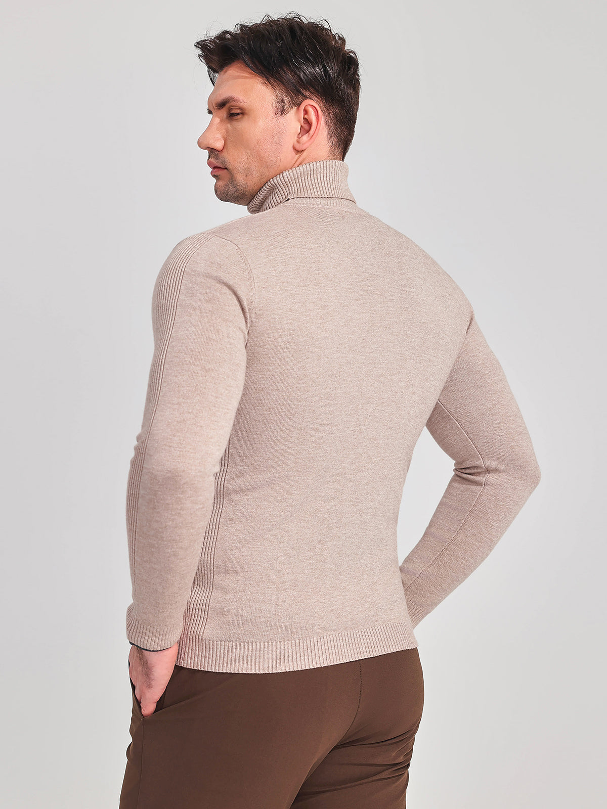 Suéter de Cuello Alto Lavable para Todas las Temporadas - Estilo Sofisticado