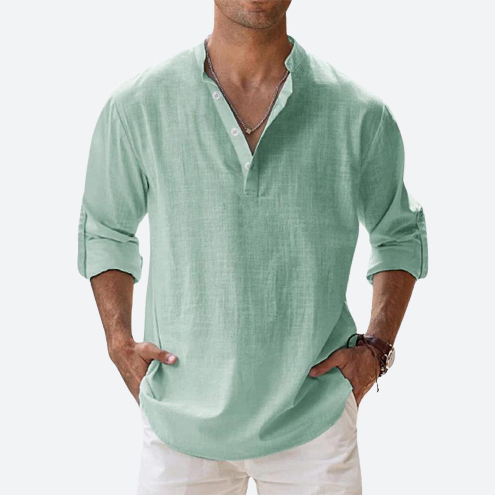 Camisa ligera para hombre con diseño moderno y cómodo para uso diario